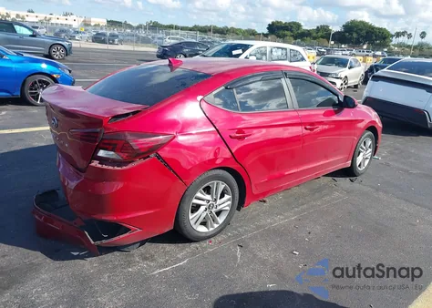 2019 Hyundai Elantra Sel z USA, uszkodzony, nr VIN KMHD84LF5KU771238